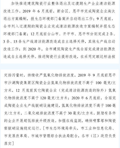 陶瓷行业